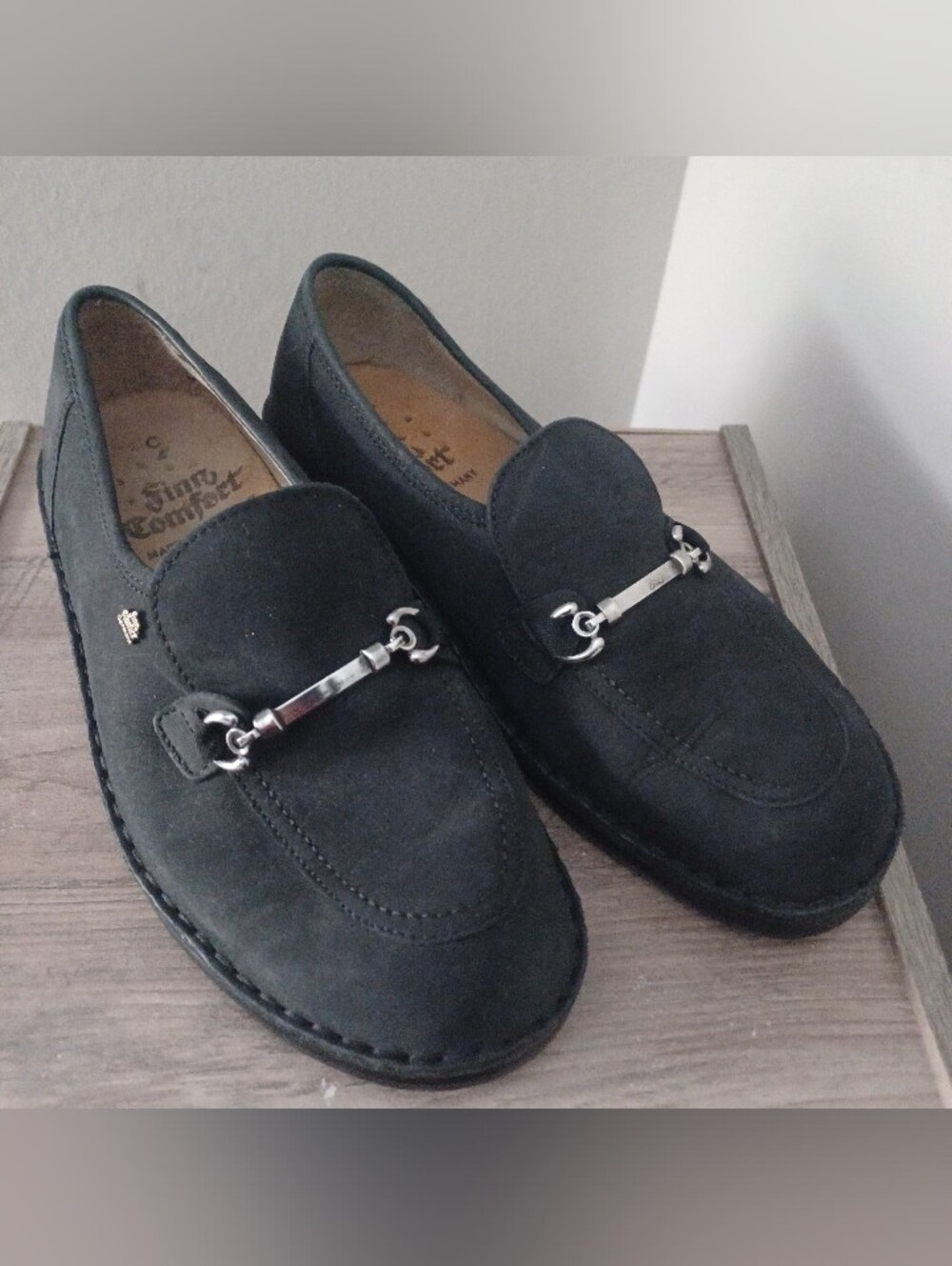 Finn Comfort Leather Loafers Sz 4 Ladies 5.5